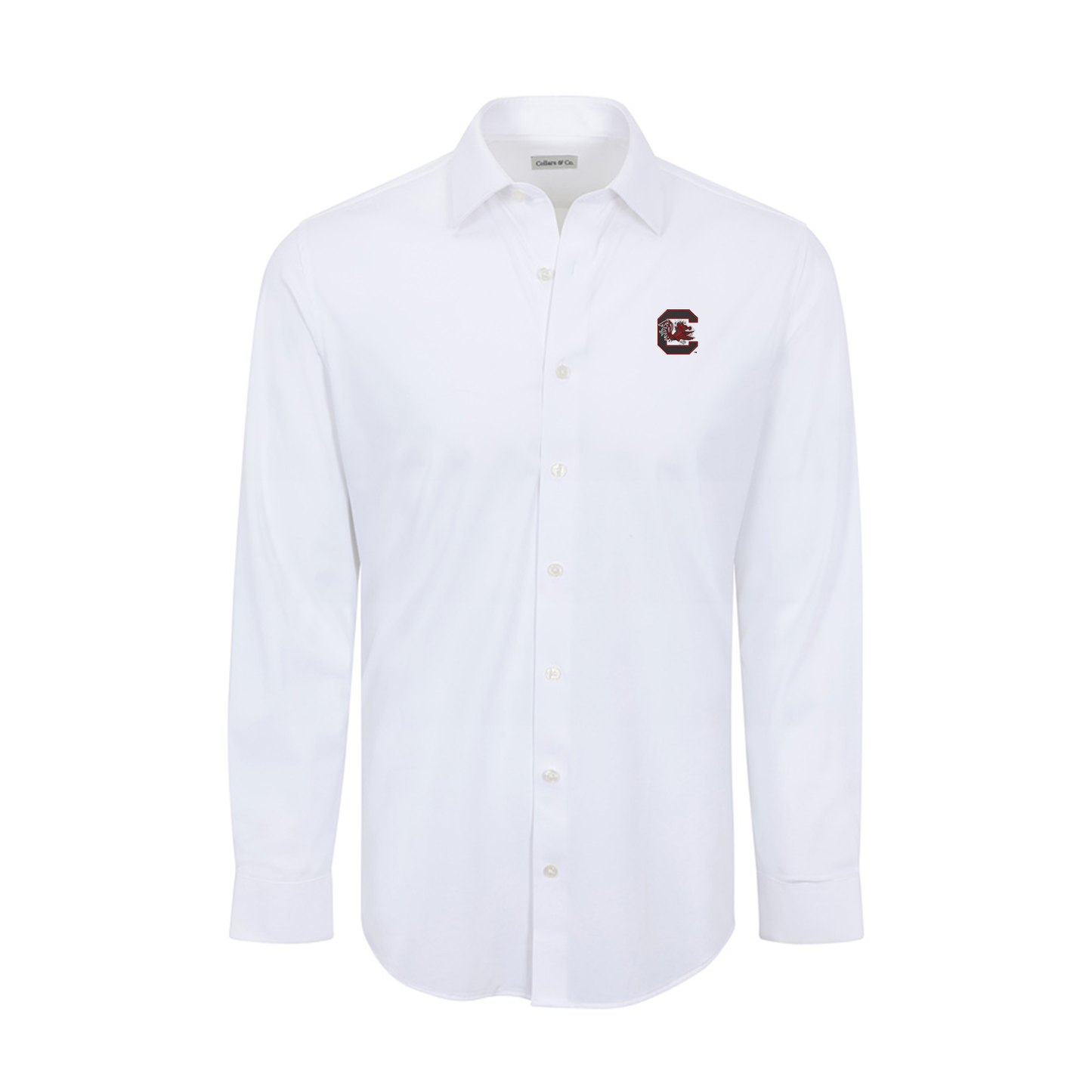 South Carolina Apex Performance Dress Shirt White