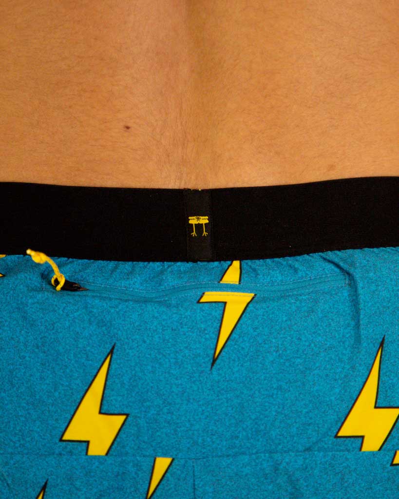 Men's Blue Bolts 5" DS Running Shorts