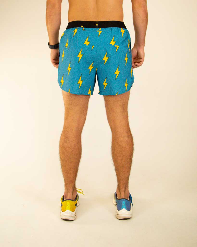 Men's Blue Bolts 5" DS Running Shorts