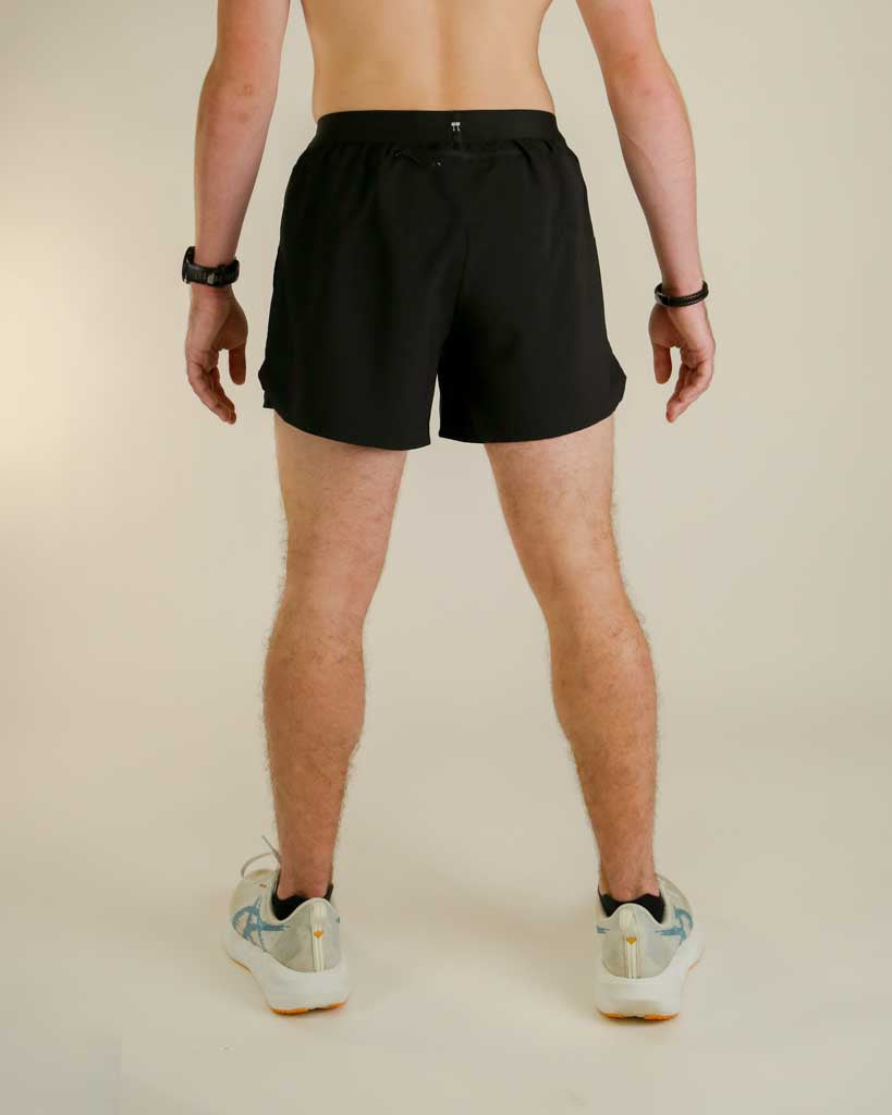 Men's Black 5" DS Running Shorts