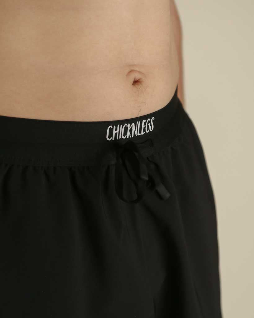 Men's Black 5" DS Running Shorts
