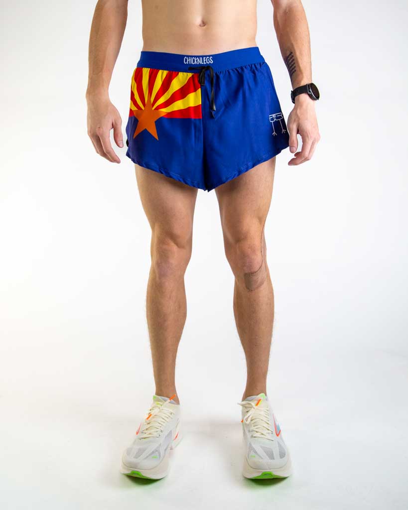 Men's Arizona Flag 2" DS Split Shorts