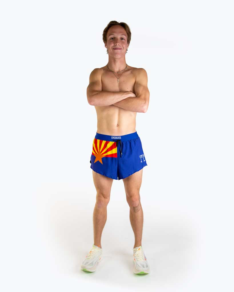 Men's Arizona Flag 2" DS Split Shorts