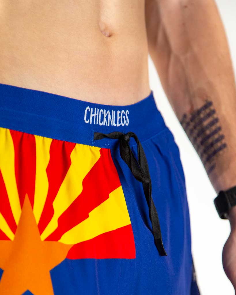 Men's Arizona Flag 2" DS Split Shorts