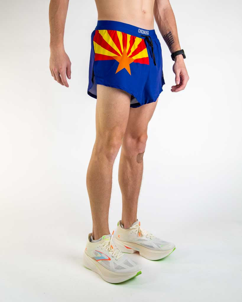 Men's Arizona Flag 2" DS Split Shorts