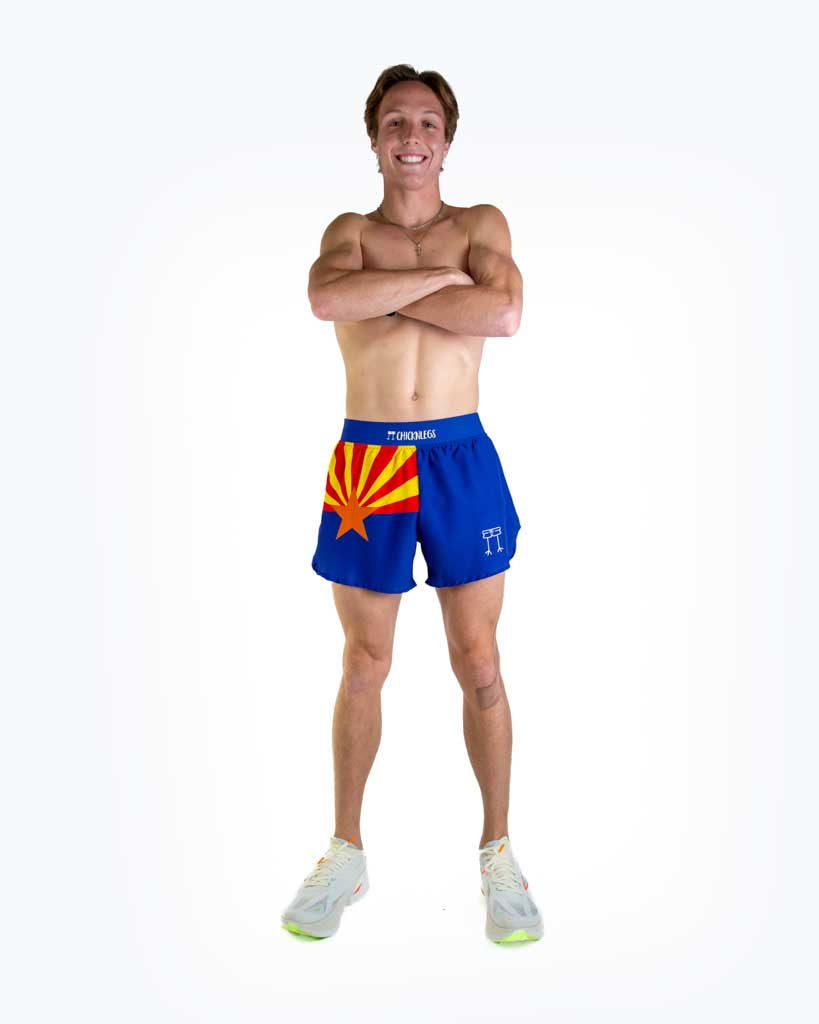 Men's Arizona Flag 4" Half Split Shorts