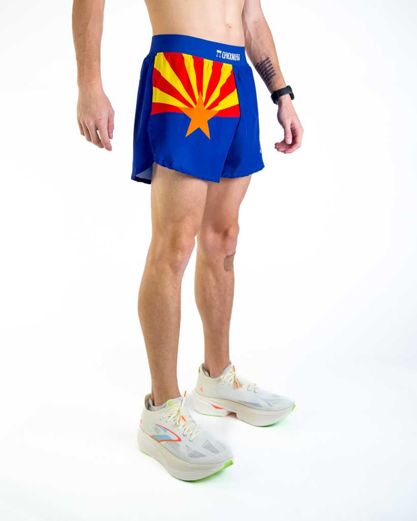 Men's Arizona Flag 4" Half Split Shorts