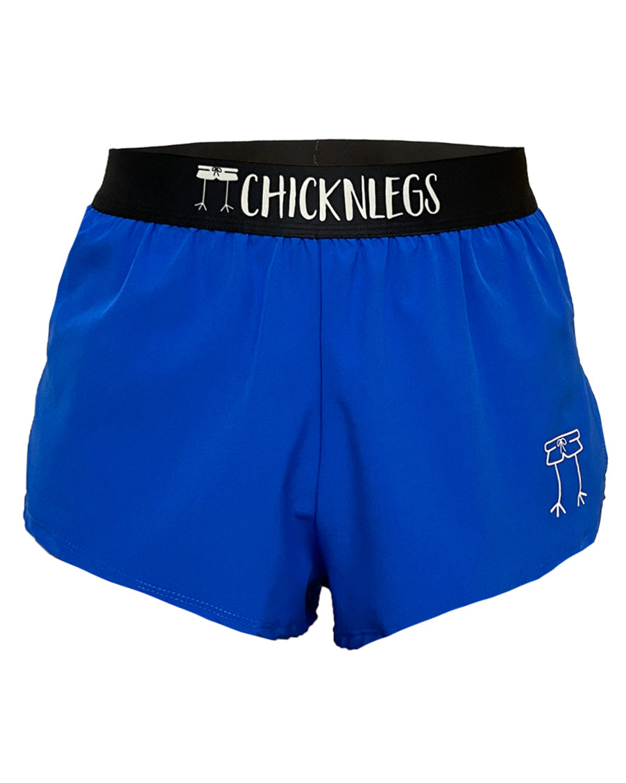 Men's Blue 2" Split Shorts