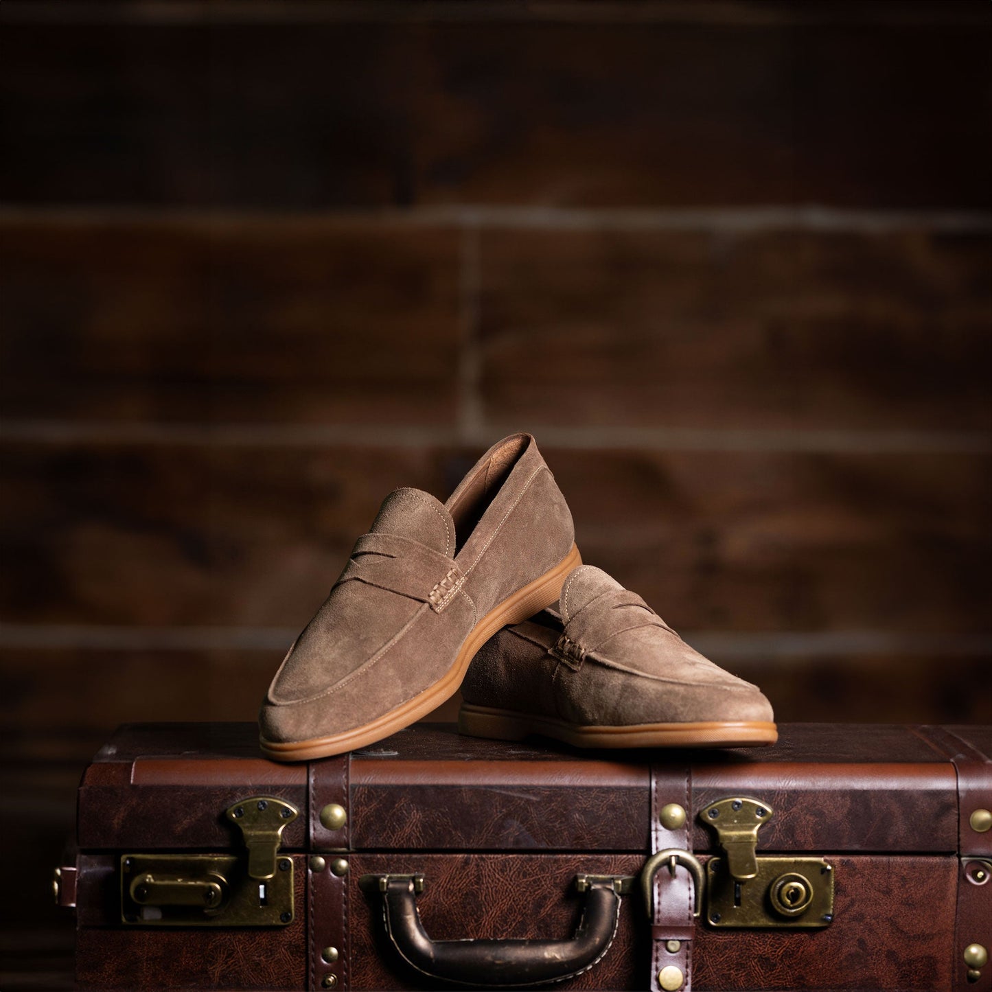 Sigaro Penny Loafer Dark Tobacco Suede