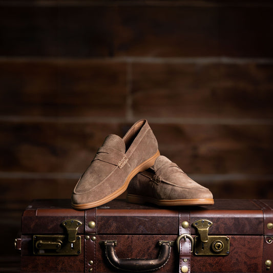 Sigaro Penny Loafer Dark Tobacco Suede