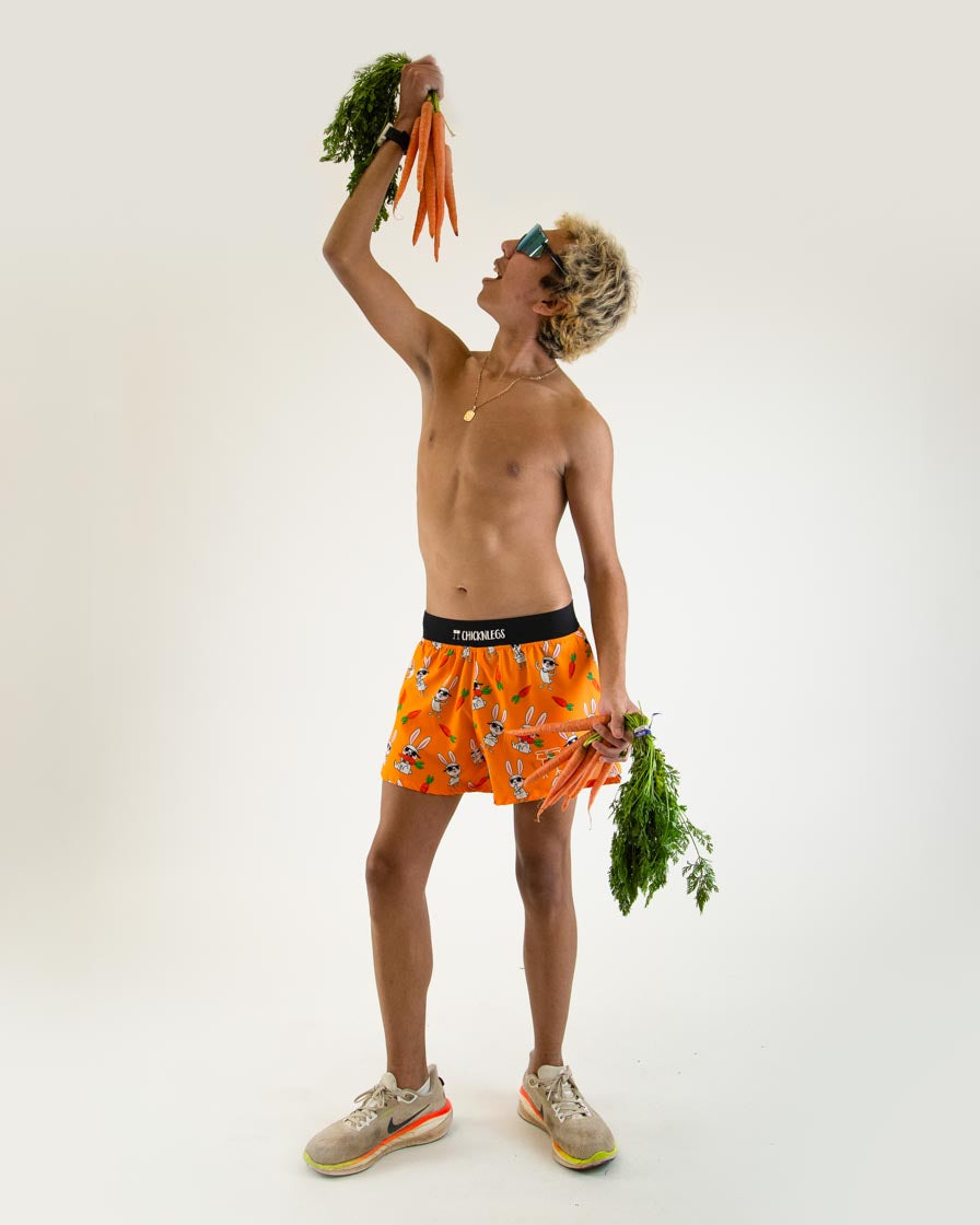 Men's Bad Bunny 4" Half Split Shorts