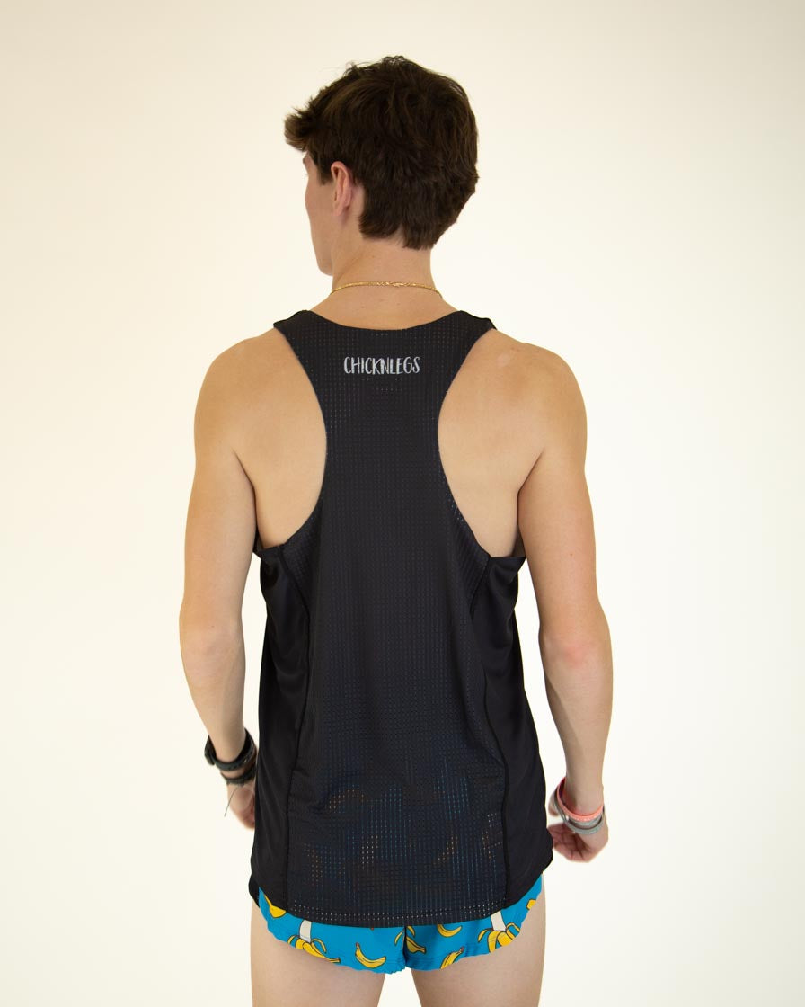 Men's Black Performance Singlet